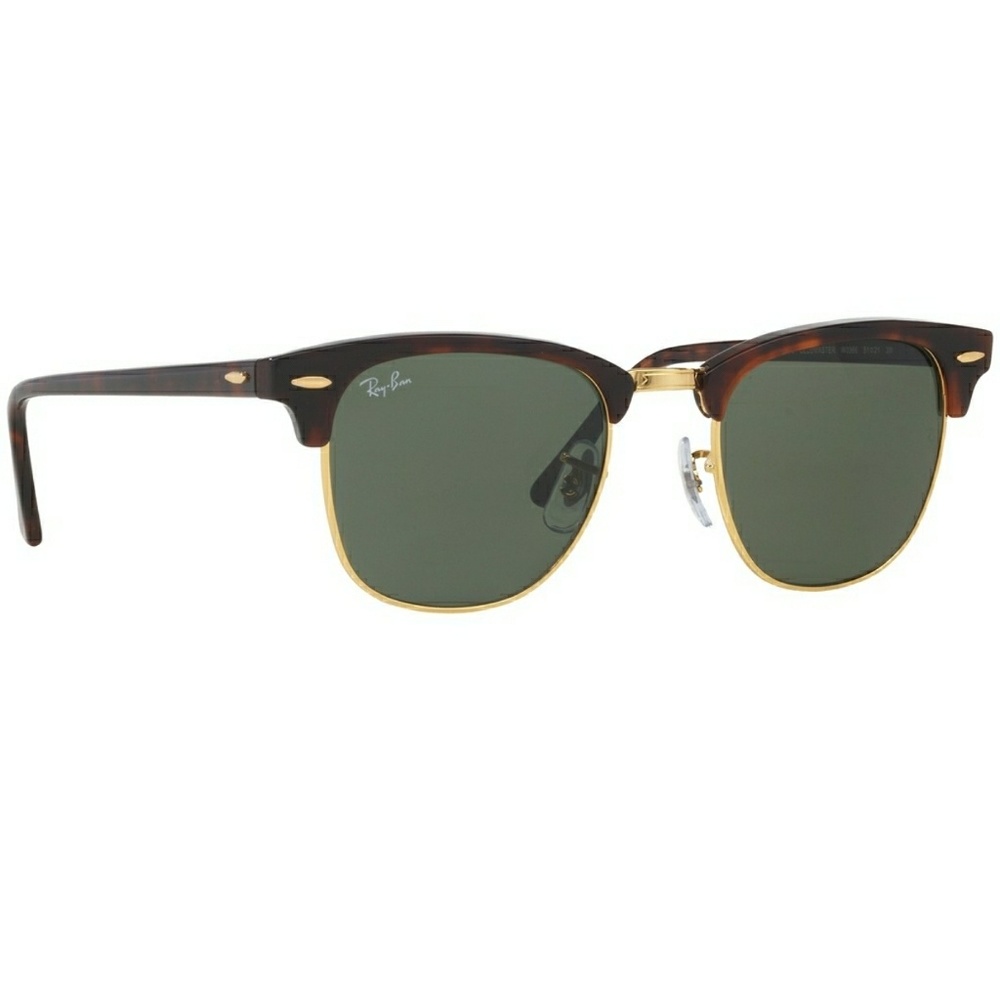 Ray-Ban Clubmaster tortoise sunglasses.